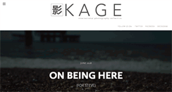 Desktop Screenshot of kagecollective.com